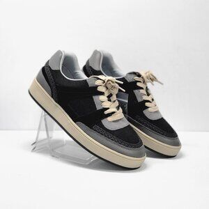 LUCKY BRAND halinna Low-Top Sneakers Casual Lace-Up  Shoes Black Sz 9 NEW